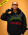 **BHM Exclusive** Faithful Lightweight Hoodie Black/Red/Green (PRE-ORDER)