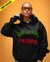 **BHM Exclusive** Faithful Lightweight Hoodie Black/Red/Green