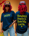 Thoughts and Prayers Tee (Navy/Yellow)