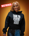 Thank you Heavenly Father Hoodie (Black/White)