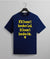 IF IT DOESN'T INVOLVE GOD TEE (NAVY/YELLOW)