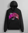 WOMAN OF GOD (LOVE PROTECT RESPECT) HOODIE BLACK/PINK/PEACH