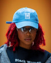 "BOX LOGO" HAT (DENIM/WHITE)