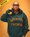 Faithful Lightweight Hoodie Forest Green/Orange (PRE-ORDER)