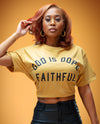 Faithful Tee (Old Gold/Black)