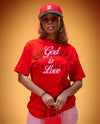 **GOD IS LOVE COLLECTION** God is Love Tee (RED/MAROON/PINK)